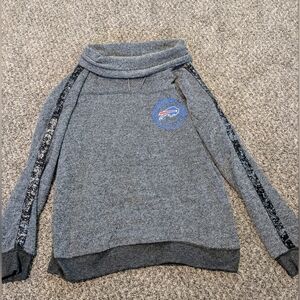 Cowl Neck Buffalo Bills Sweater
